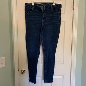 AEO blue jegging; size 20 long